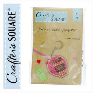 2/$6 Diamond Painting Keychain Kit Coffee Design